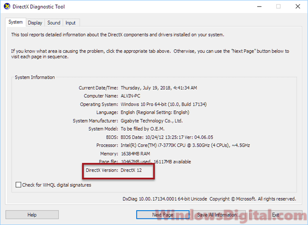 Fix DirectX Error on Windows 11/10